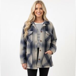 Urban Equipment Country wool flannel shacket size small